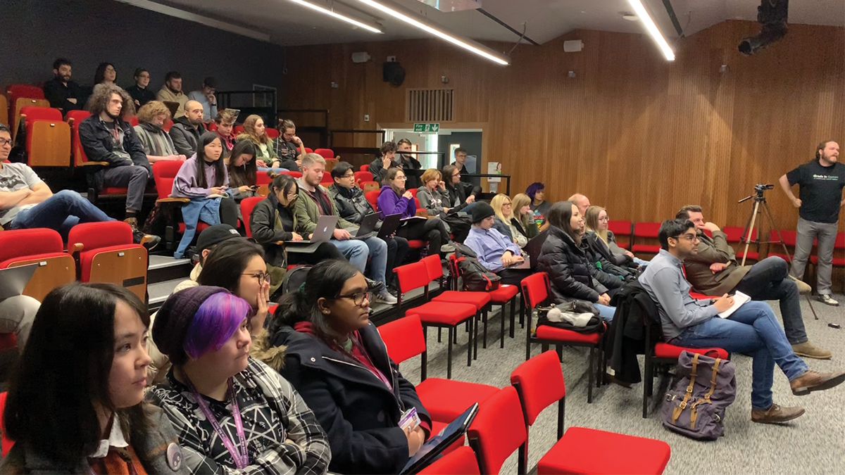 Photo from the Grads In Games Tour 2020, at the Hertfordshire University Event